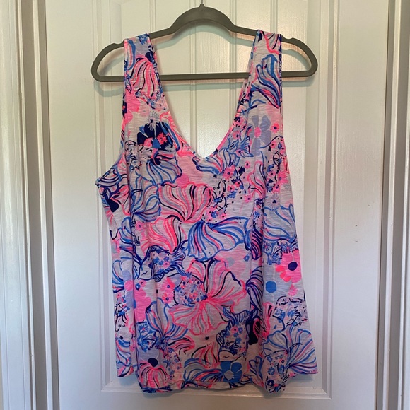 Lilly Pulitzer Tops - Lilly Pulitzer Make A Splash Tank Top New w/o tags XXL